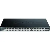 D-Link Kommuntator - - DGS 1250-52X - L3 Lite - 48 portar 10/100/1000 - 4 portar 10 Gigabit SFP+