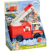 Bluey lekset med brandbil