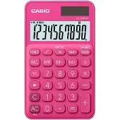 Casio SL-310UC - Fickkalkylator - 10 siffror - solcellspanel, batteri - röd