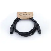 Cordial 14750, XLR (3-pin), Hankoppling, XLR (3-pin), Honkoppling, 10 m, Svart