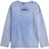 Desigual T-shirt blå / svart / vit