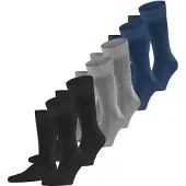 Falke Sockor gentiana / gråmelerad / svart