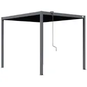 PRIMEYARD 3x3,5m Pergola, Lamelltak, antracit