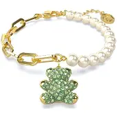 Swarovski Teddyarmband Dam Grön 5669167 Green|F beige