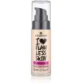 Essence I LOVE FLAWLESS SKIN matt + full coverage Flytande foundation 30 ml Nr. 10 - Light Porcelain