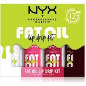 Nyx Fat Oil Lip Drip Kit Lip Gloss 4er Set Läppsminksset 1 st My Main, Missed Call, Newsfeed, Status Update