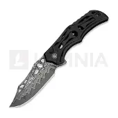 CIVIVI Biophase fällkniv, Damascus, Black Aluminum