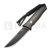 CIVIVI Tamashii C19046-4 Green Canvas Micarta, Blackwashed fixed knife, Bob Terzuola design