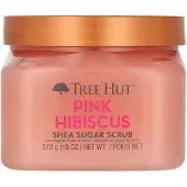 TREE HUT Pink Hibiscus Shea Sugar Scrub Kroppsskrubb 510 g