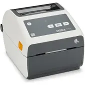Zebra ZD421c-HC - Etikettskrivare - termisk överföring - Rulle (11,2 cm) - 203 dpi - upp till 152 mm/sek - USB 2.0, USB-värd, LAN - vit