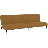 vidaXL 2-sits soffa med sängfunktion i brunt sammet 375882