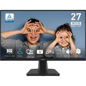 MSI PRO MP275Q - LED-skärm - 27 - 2560 x 1440 WQHD @ 100 Hz - IPS - 300 cd/m² - 1300:1 - 1 ms - 2xHDMI, DisplayPort - högtalare - svart