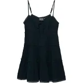 Superdry Cheesecloth Tiered Mini ärmlös Kort Klänning