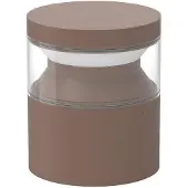 Ideal Lux LED pollare Boeing, Brun / rost, Metall, LED-utomhuslampa