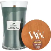 Woodwick Yankee Candle Large Hourglass - Mint Leaves & Oak