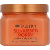 TREE HUT Sunkissed Poppy Shea Sugar Scrub 18 oz Ultra Hydrating and Exfoliating Scrub fr nring av Essential Body Care