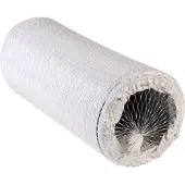 Wallair N52856 flexibel spiralslang i plast (Ø x L) 12,7 cm x 6 m vit