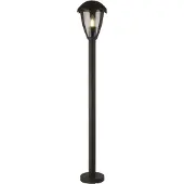 Searchlight Pollare uthomus Bluebell, dimbar, Svart, Aluminium / grå / zink, Utomhuslampa