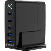 Gembird 5-portars Gan Usb Snabbladdare 140w