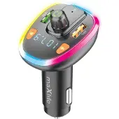 MaXlife MXFT-04 Bluetooth-FM-sändare/billaddare - svart