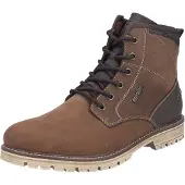 Rieker Boots med snörning brun / mörkbrun
