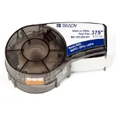 Brady M21-375-595-WT vinyltejp | svart text - vit tejp | 9,53mm x 6,40m (original)