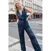 Desigual Jumpsuit aqua / mörkblå / gul / grön / lila