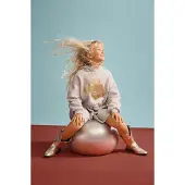 Desigual Klänning 'Mickey Mouse' guldgul / ljusgrå