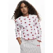 Desigual T-shirt eosin / röd / vit