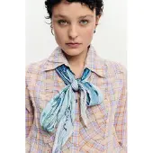 Desigual Halsduk jade / mörkgrön / vit