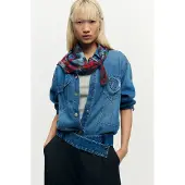 Desigual Scarf röd / vit