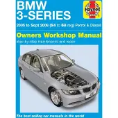 BMW 3-Series Petrol & Diesel (05 - Sept 08) Haynes Repair Manual