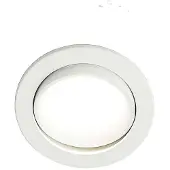Arcchio LED-inbyggnadslampa Katerin, 10 cm, vit, vinklingsbar Katerin , dimbar, Vitt / opal, Badrum, Syntetmaterial, Modern