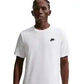 Nike T-shirt Nsw Club - Vit/svart, storlek X-Large