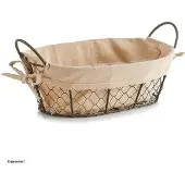 Zeller brödkorg för bröd/bakverk/frukt COUNTRY STYLE 30x21x11 cm