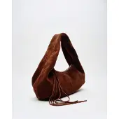 Núnoo Liten Alma Suede Chocolate x Lia Väske