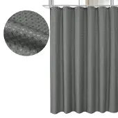 INF Vattentätt Duschdraperi för Badrum Gray S