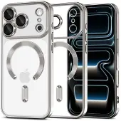 Tech-Protect iPhone 17 Pro MagFlex-Skal - MagSafe-kompatibelt - Klar / Silver