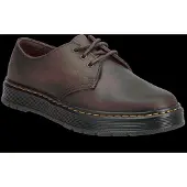Dr. Martens för män. 41555201 Brookline Lo läderskor i mörkbrunt (43), Hud, Karta, Nyckelband, Casual