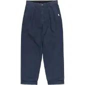 Element - Byxor - Big Pleated Chino Eclipse Navy för UnisexBomull - Storlek 32 US - Marinblå