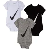 Nike Kids Swoosh Kortärmad Body 3 Enheter