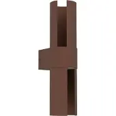 Eglo Vägglampa utomhus Montelauro, Brun / rost, Aluminium / grå / zink, Modern, Utomhusvägglampa