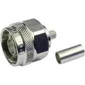 Telegärtner 100023911 100023911 N-kontaktdon Kontakt hane rak 50 Ω 1 st