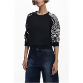 Desigual Svart Polyester Kvinnas Tröja