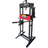 AWTOOLS hydraulisk press med manometer 20T professionell BLACK LINE