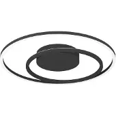 Eglo connect Smart taklampa Calagrano-Z, dimbar, Svart, Vardagsrum / matsal, Aluminium / grå / zink, Modern, Smarta hem taklampa