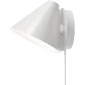 Louis Poulsen Vägglampa , Keglen, dimbara, Vit, Vardagsrum, Metall, Design