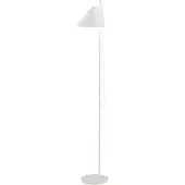 Louis Poulsen Design golvlampa Yuh, dimbar, Vitt / opal, Vardagsrum / matsal, Aluminium / grå / zink, Design, Golvlampa