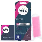 Veet EXPERT FACIAL wax strips normal skin 16 u
