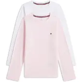 Tommy Hilfiger 2 Pack Signature Flag Long Sleeve Lounge T-Shirts